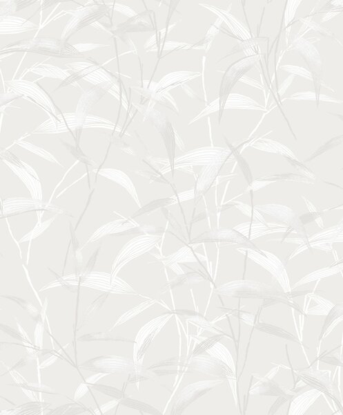 Sivá vliesová tapeta na stenu, bambus, ZEN201, Zen, Zoom by Masureel