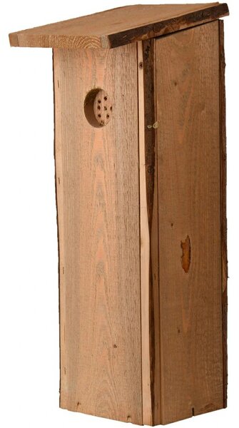 Búdka pre ďatľa Smart, 53,5x18x22 cm, drevo, hnedá