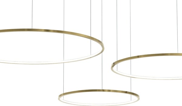 Závesné LED svietidlo Saturno, 3x LED 100w, 4000k, g