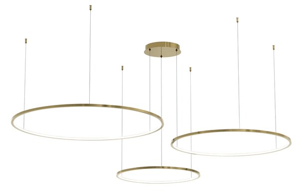 Závesné LED svietidlo Saturno, 3x LED 100w, 4000k, g
