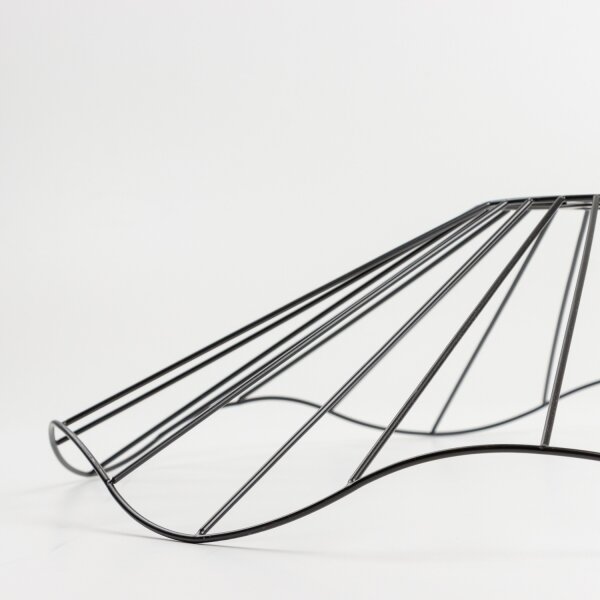 Brilagi - LED prisadený luster CERIA WIRE 1xE27/40W/230V pr. 60 cm čierna/dub