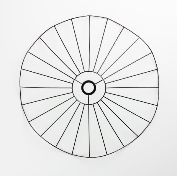 Brilagi - LED prisadený luster CERIA WIRE 1xE27/40W/230V pr. 60 cm čierna/dub