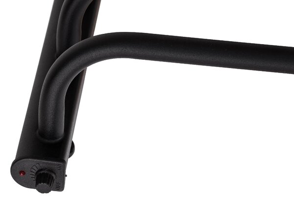 CERANO - Elektrický sušiak uterákov Alessandro - 228 W - čierna matná - 1160x550 mm