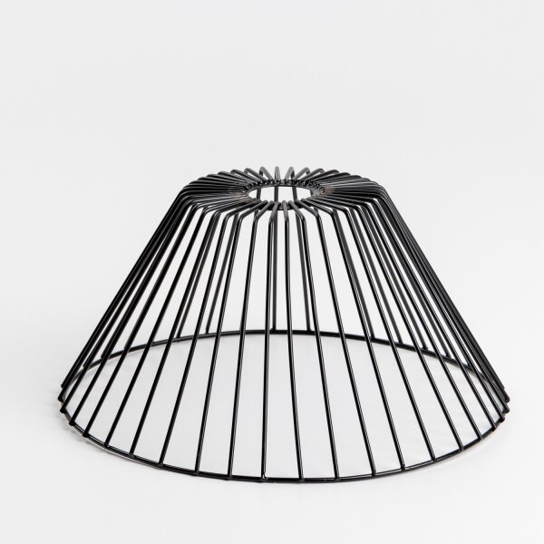 Brilagi - LED prisadený luster CERIA WIRE 1xE27/40W/230V pr. 30 cm čierna/dub