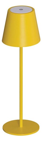 Kanlux 36323 - LED Stmievateľná stolná lampa INITA LED/1,2W/1800 mAh IP54 žltá
