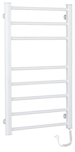 CERANO - Elektrický sušiak uterákov Domenico - 128 W - biela lesklá - 860x550 mm