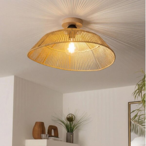 Brilagi - LED prisadený luster CERIA BOHO 1xE27/40W/230V pr. 50 cm hnedá/dub