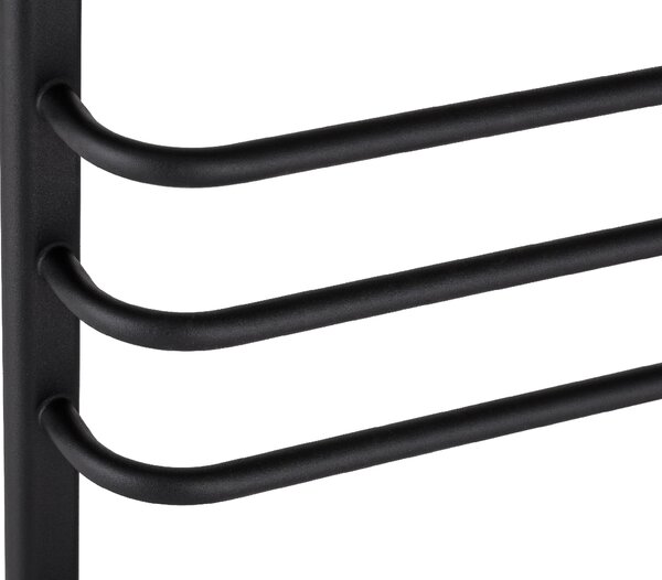 CERANO - Elektrický sušiak uterákov Alessandro - 228 W - čierna matná - 1160x550 mm