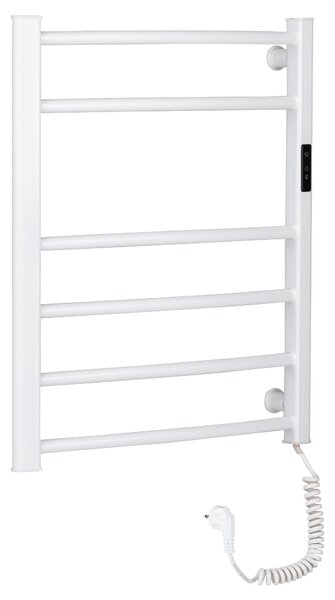 CERANO - Elektrický sušiak uterákov Luca, s displejom - 97 W - biela lesklá - 660x550 mm