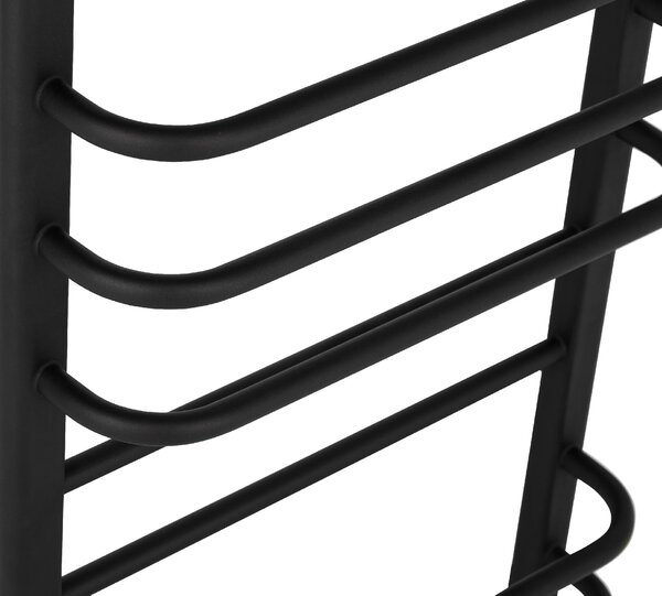 CERANO - Elektrický sušiak uterákov Ricardo - 187 W - čierna matná - 1160x550 mm