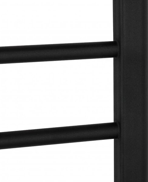 CERANO - Elektrický sušiak uterákov Ricardo - 187 W - čierna matná - 1160x550 mm