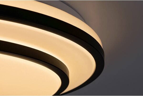 Rabalux 2130 - LED Stmievateľné stropné svietidlo LUPITA LED/40W/230V čierne + DO