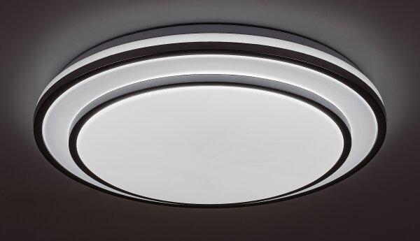 Rabalux 2131 - LED stmievateľné stropné svietidlo LUPITA LED/40W/230V strieborné + diaľkové ovládanie