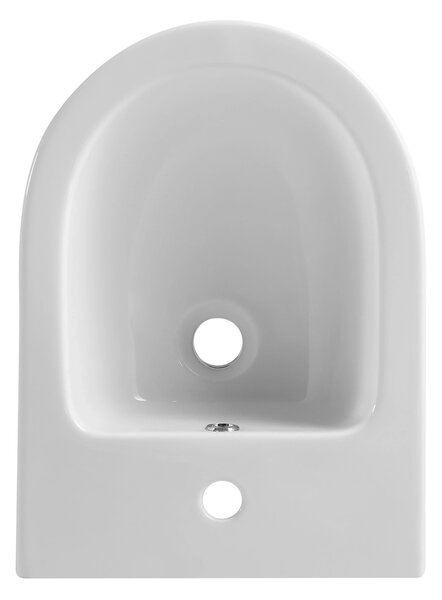 CERANO - Bidet závesný Verde - biela lesklá - 36x49 cm