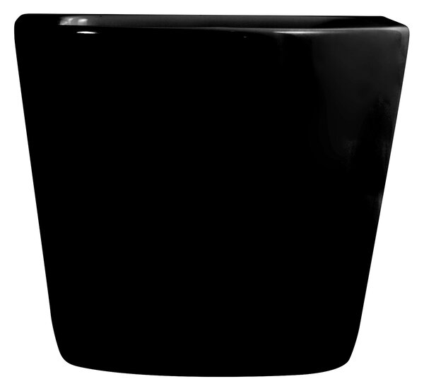 CERANO - Bidet závesný Verde - čierna lesklá - 36x49 cm