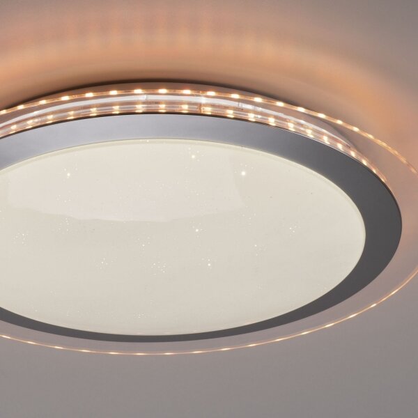 Leuchten Direkt 15411-21- LED RGB Stmievateľné stropné svietidlo CYBA LED/26W/230V + DO