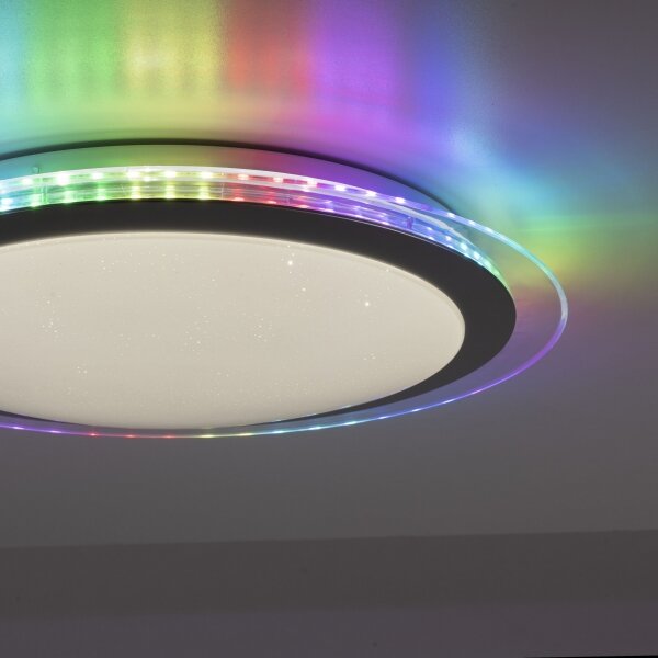 Leuchten Direkt 15411-21- LED RGB Stmievateľné stropné svietidlo CYBA LED/26W/230V + DO
