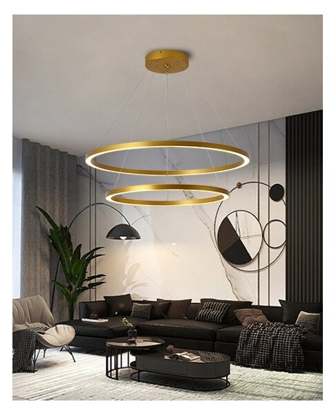 Immax NEO 07159-G80-60 - LED Stmievateľný luster FINO LED/93W/230V Tuya zlatá + DO