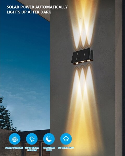 Immax 08491L - LED Solárne nástenné svietidlo so senzorom LED/2W/5V IP54