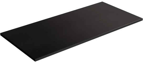 CERANO - Doska pod umývadlo Navira Slim - čierna matná - 100x46x1, 8 cm