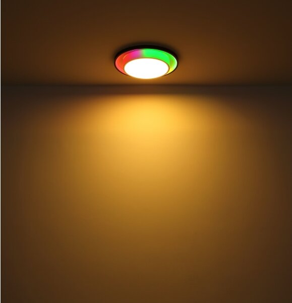 Globo 41390-21 - LED RGBW Stmievateľné stropné svietidlo MORGAN LED/21W/230V + DO