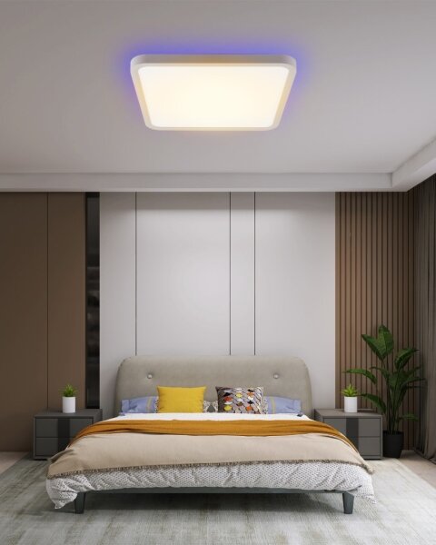 Immax NEO 07168-W40-LED RGB+CCT Stmievateľné svietidlo 50W/230V Wi-Fi Tuya biela+DO