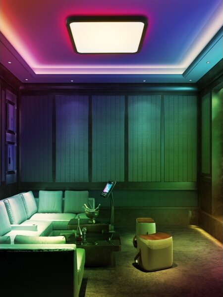 Immax NEO 07167-B40-LED RGBCCT Stmievateľné svietidlo 50W/230V Wi-Fi Tuya černá+DO