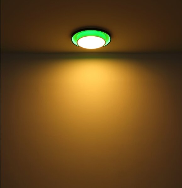 Globo 41390-21 - LED RGBW Stmievateľné stropné svietidlo MORGAN LED/21W/230V + DO