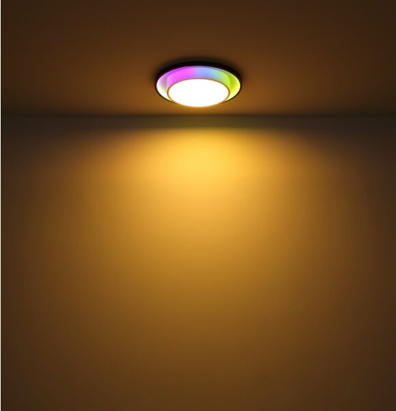 Globo 41390-21 - LED RGBW Stmievateľné stropné svietidlo MORGAN LED/21W/230V + DO