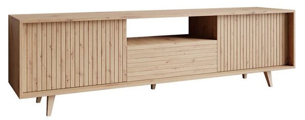 Široký stolík pod TV PRESIDIO - dub artisan