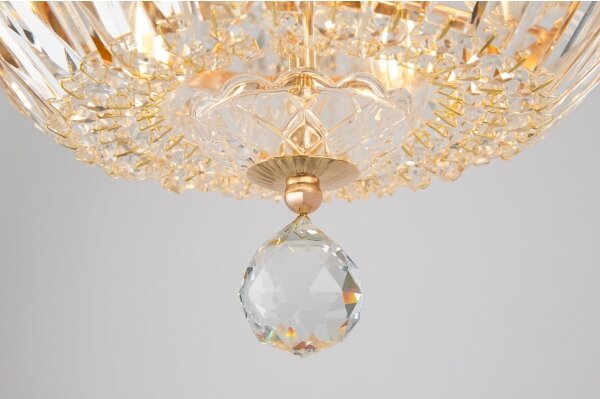 Maytoni DIA100-CL-12-G - Stropné svietidlo BASFOR 12xE14/60W/230V zlatá