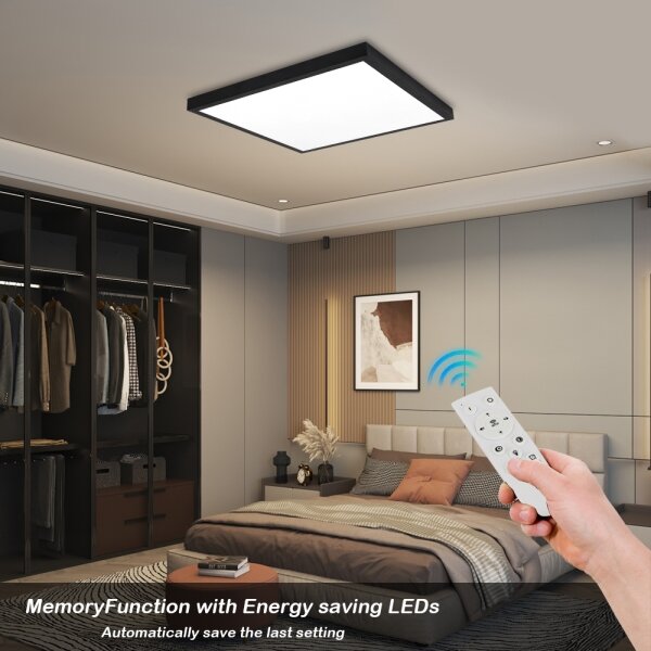 Brilagi-LED Stmievateľné kúpeľňové svietidlo FRAME SMART LED/50W/230V IP44 čierne + DO