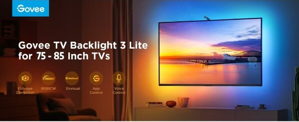 Govee - TV Backlight 3 Lite TV 75-85" SMART LED podsvietenie RGBICW Wi-Fi IP67
