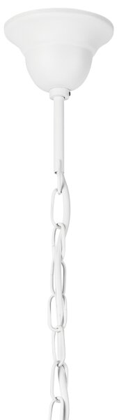 Luster na reťazi DONATO 3xE14/40W/230V biela