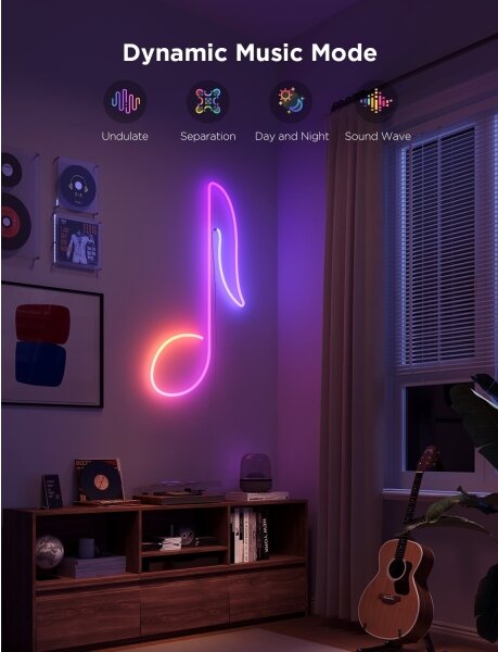 Govee - Neon 2 MATTER ohybný LED pásik 5m RGBIC Wi-Fi IP67