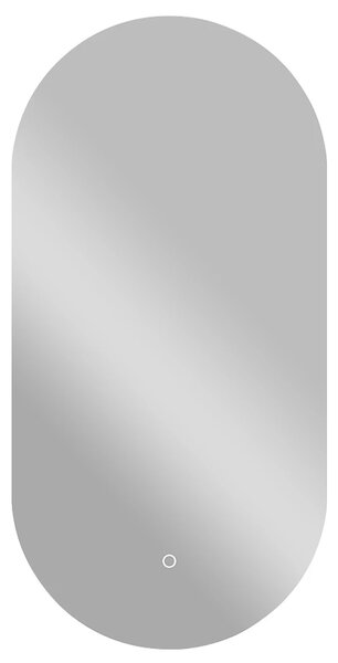 CERANO - Kúpeľňové LED zrkadlo Argento - 40x80 cm