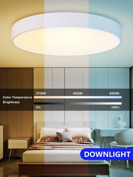 Immax NEO 07207L-LED Stmievateľné stropné svietidlo RONDATE 65W/230V Tuya biela +DO