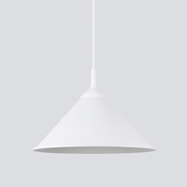 Sollux SL.1325 - Luster na lanku ZUMA 1xE27/15W/230V pr. 30 cm biela