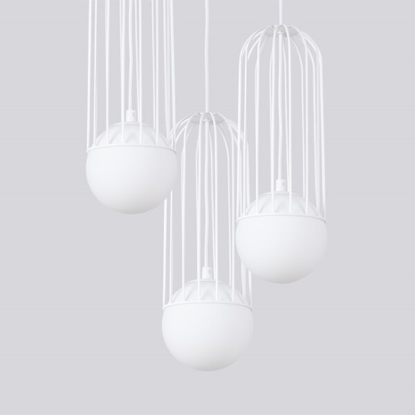 Sollux SL.1335 - Luster na lanku BRINA 3xG9/8W/230V biela