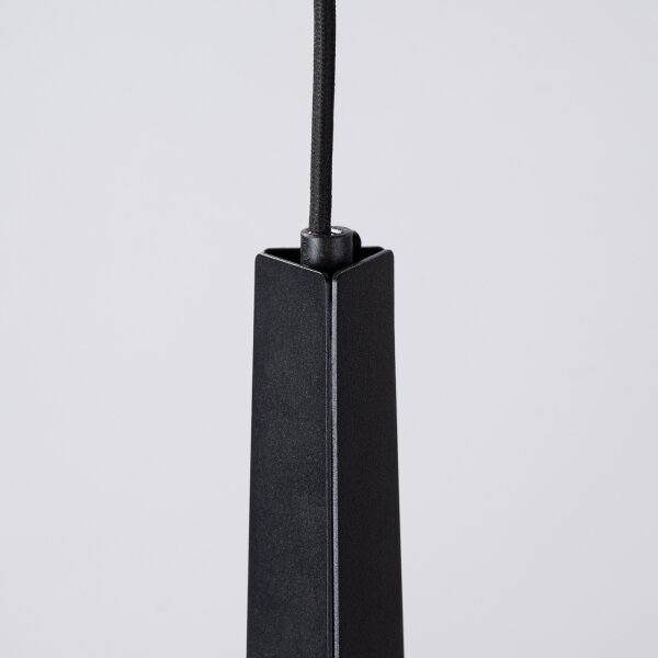 Sollux SL.1400 - Luster na lanku PRYSM 1xG9/8W/230V čierna