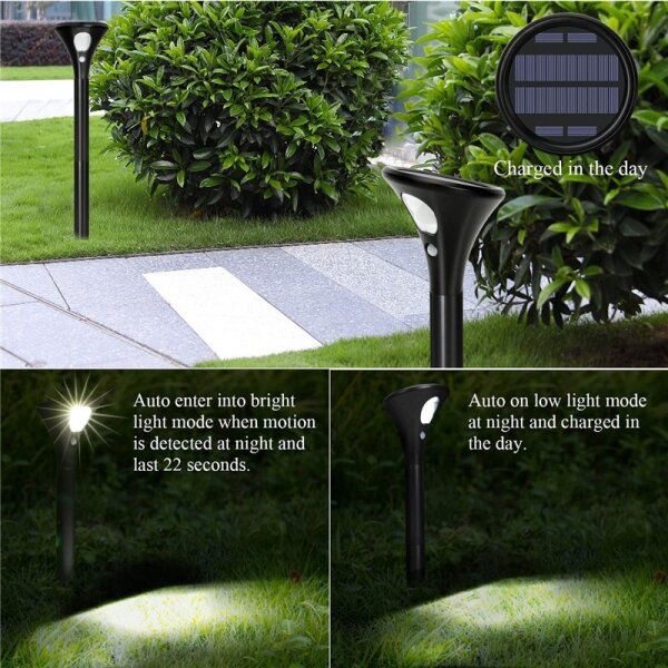 Immax 08502L - LED Solárna lampa so senzorom LED/1W/3,7V 6000K IP65