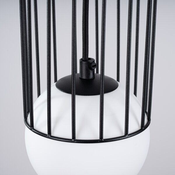 Sollux SL.1332 - Luster na lanku BRINA 1xG9/8W/230V čierna