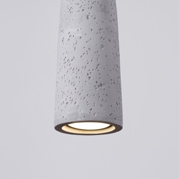 Sollux SL.1347 - Luster na lanku ELECTRA 1xGU10/10W/230V betón/šedá
