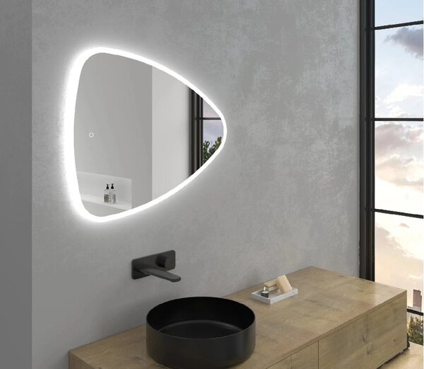 CERANO - Kúpeľňové LED zrkadlo Riflettore - 70x55 cm