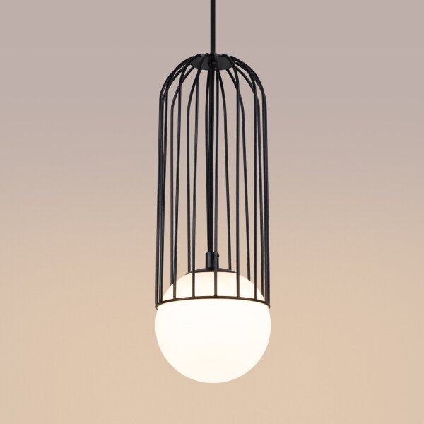Sollux SL.1332 - Luster na lanku BRINA 1xG9/8W/230V čierna