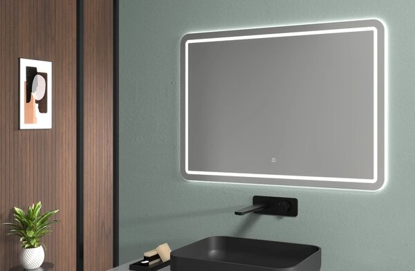 CERANO - Kúpeľňové LED zrkadlo Retano - 100x70 cm