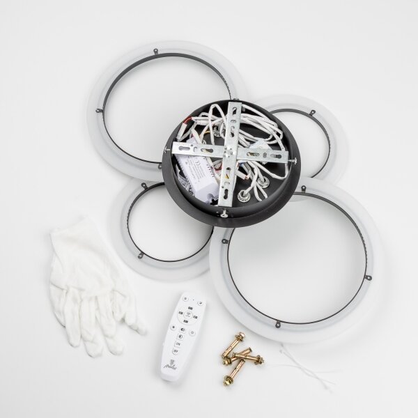 Brilagi - LED stmievateľný prisadený luster ORBITS LED/50W/230V 3000-6500K + DO