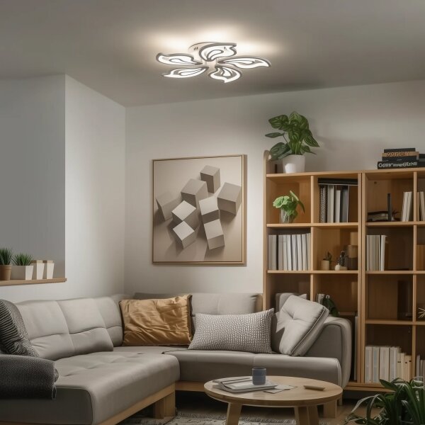 Brilagi - LED Stmievateľný prisadený luster TWIST LED/125W/230V 3000-6500K + DO