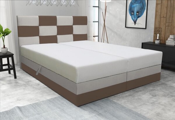 Manželská posteľ MONA vrátane matraca, 180x200, Cosmic 800/Cosmic 10