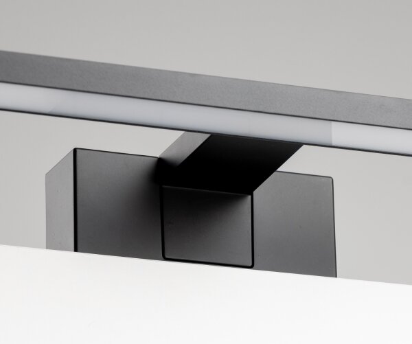 Aigostar - LED zrkadlové osvetlenie do kúpeľne LED/12W/230V 4000K 60 cm IP44 čierne